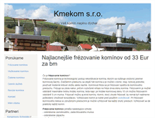 Tablet Screenshot of kmekom.sk